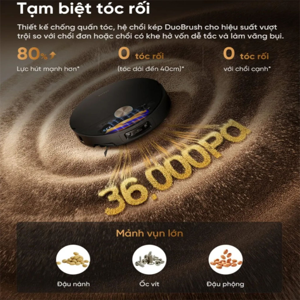 Robot hút bụi lau nhà Dreame X60 Master - Hàng chính hãng