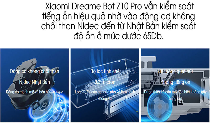 Robot hút bụi lau nhà Dreame Z10 Pro