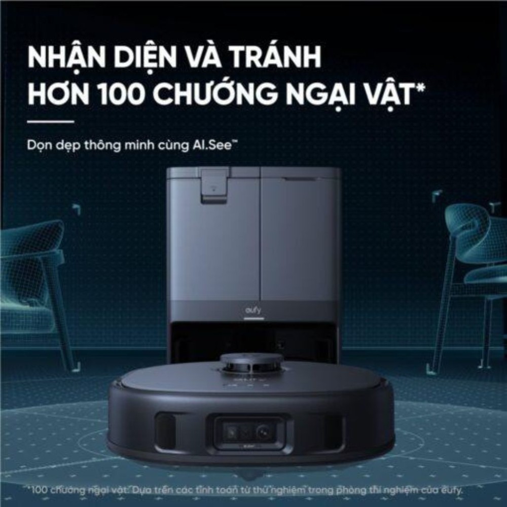 Robot hút bụi Eufy X10 Pro Omni - Hàng chính hãng