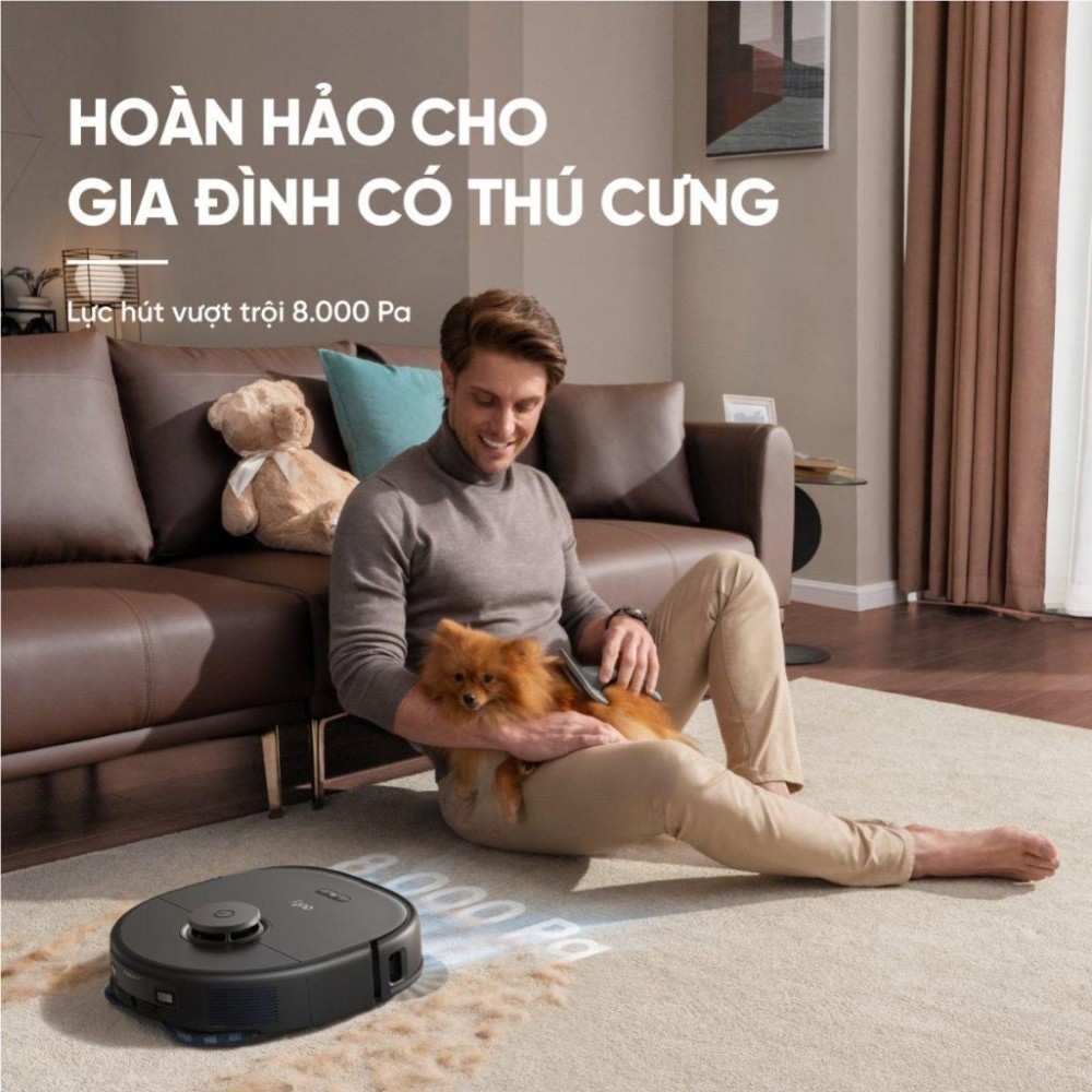 Robot hút bụi Eufy X10 Pro Omni - Hàng chính hãng