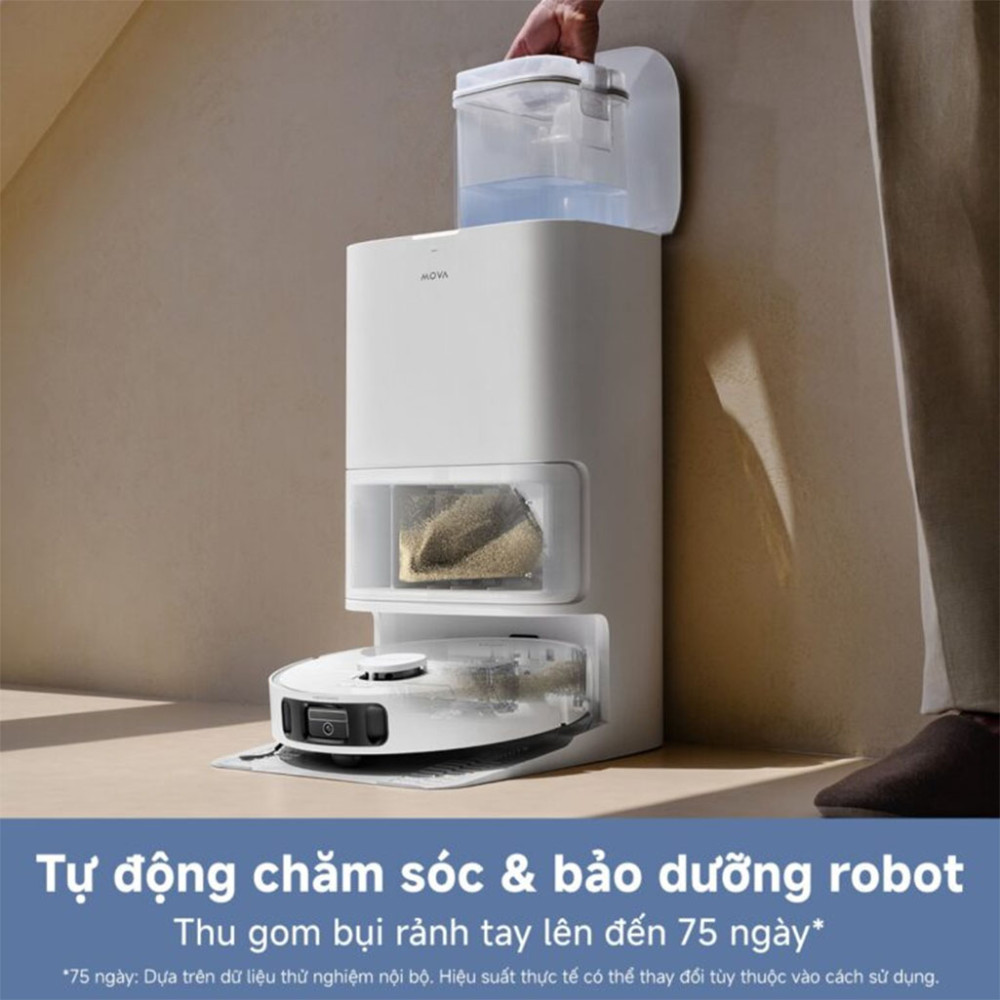 Robot hút bụi lau nhà Mova E40 Ultra - Hàng chính hãng