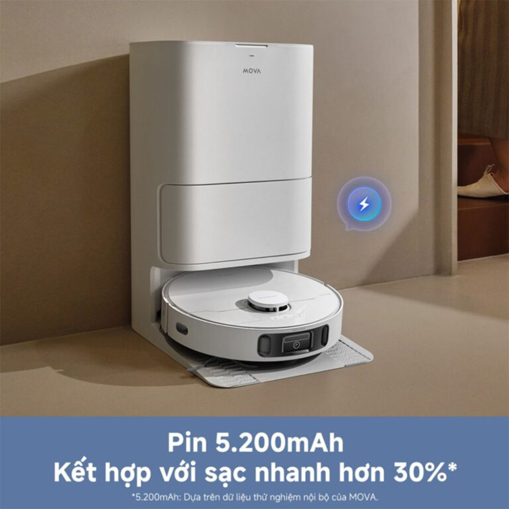 Robot hút bụi lau nhà Mova E40 Ultra - Hàng chính hãng