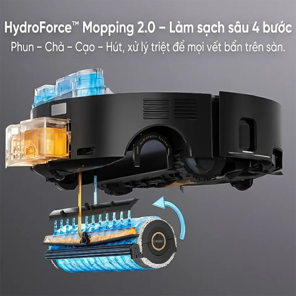 Robot hút bụi lau nhà Mova Z70 Ultra Roller - Hàng chính hãng