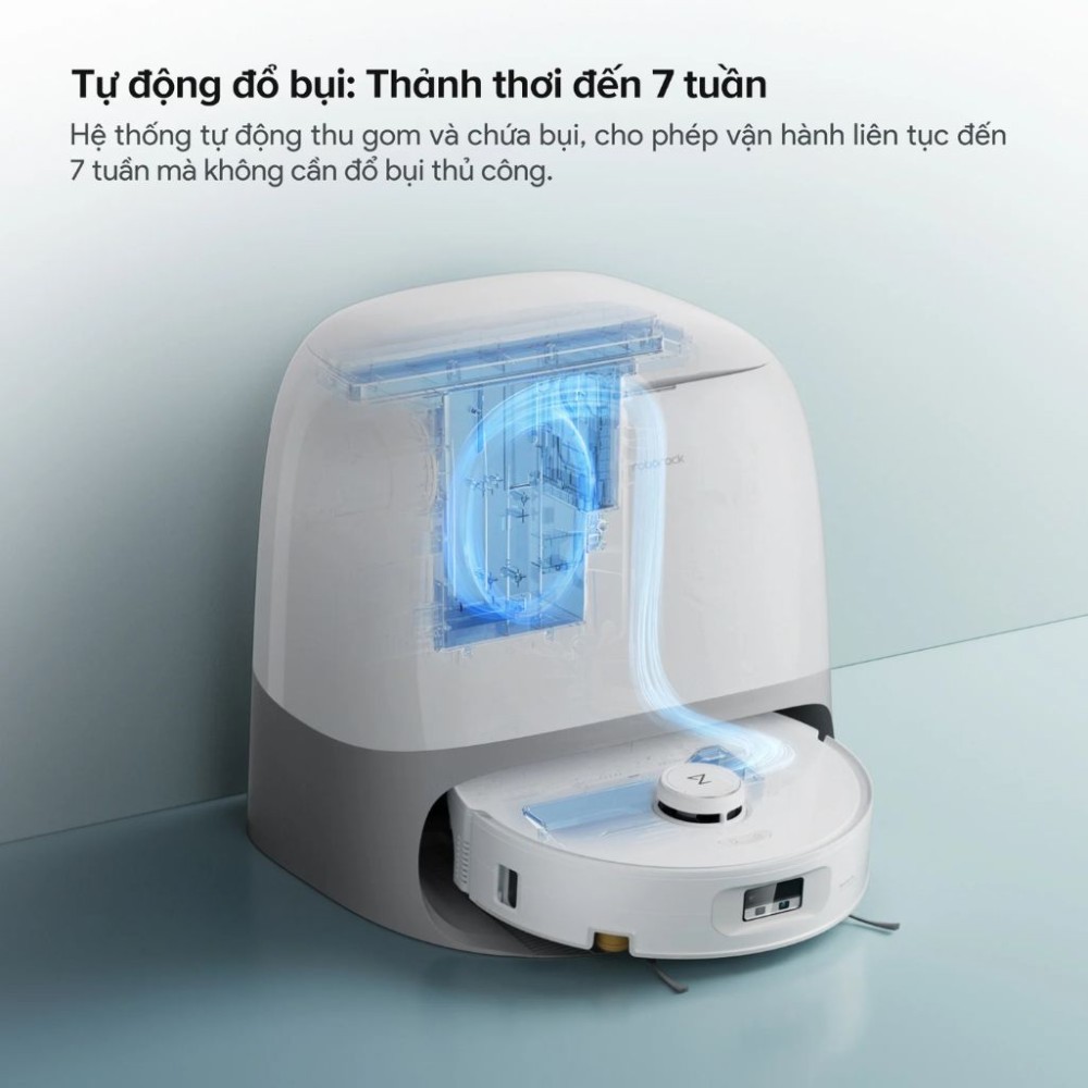 Robot hút bụi lau nhà Roborock Qrevo Curv 2 Flow - Hàng chính hãng