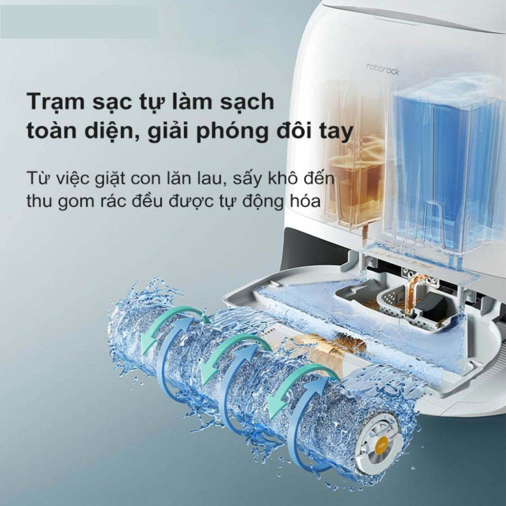 Robot hút bụi lau nhà Roborock Qrevo Curv 2 Flow - Hàng chính hãng