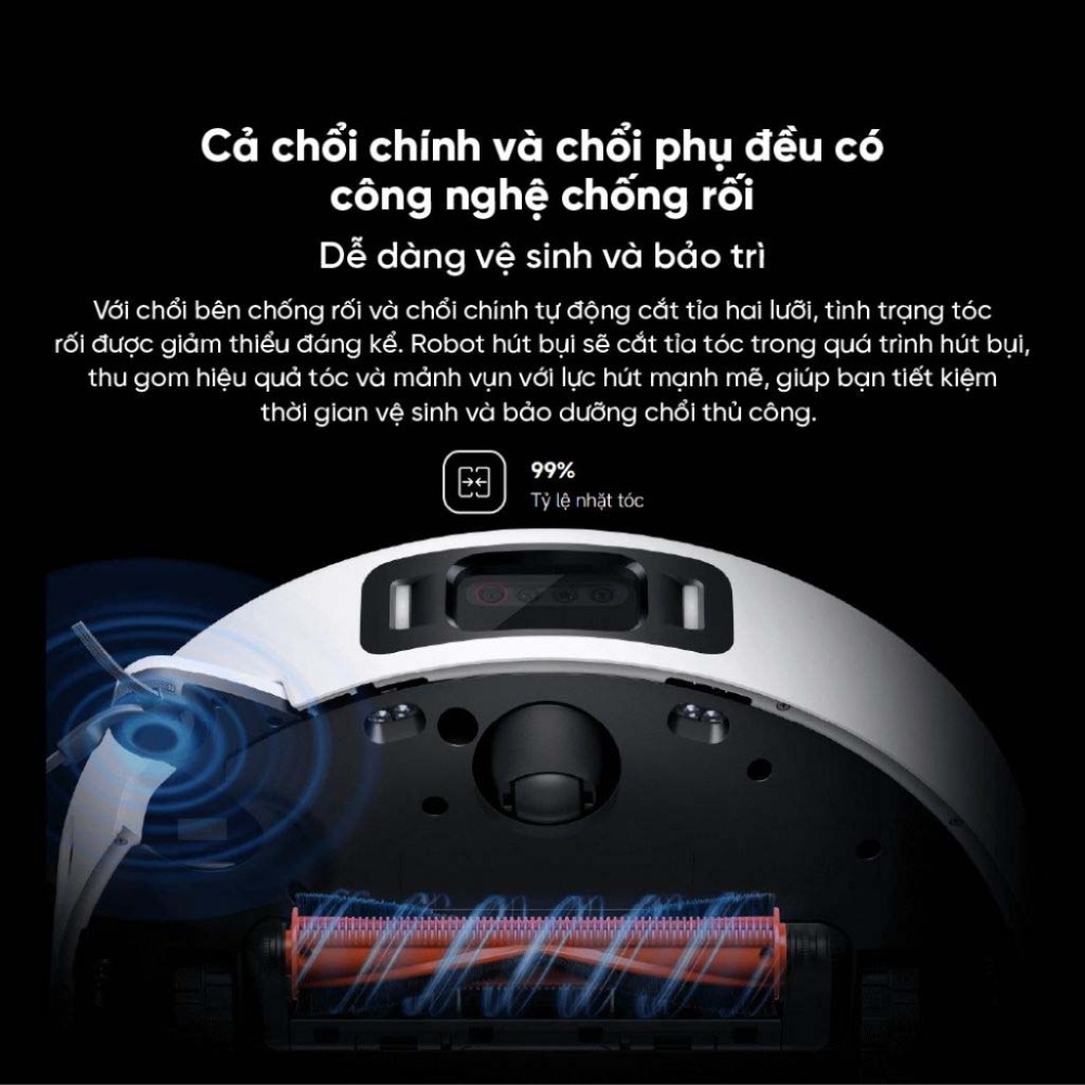 Robot hút bụi lau nhà Xiaomi 5EU - Hàng chính hãng