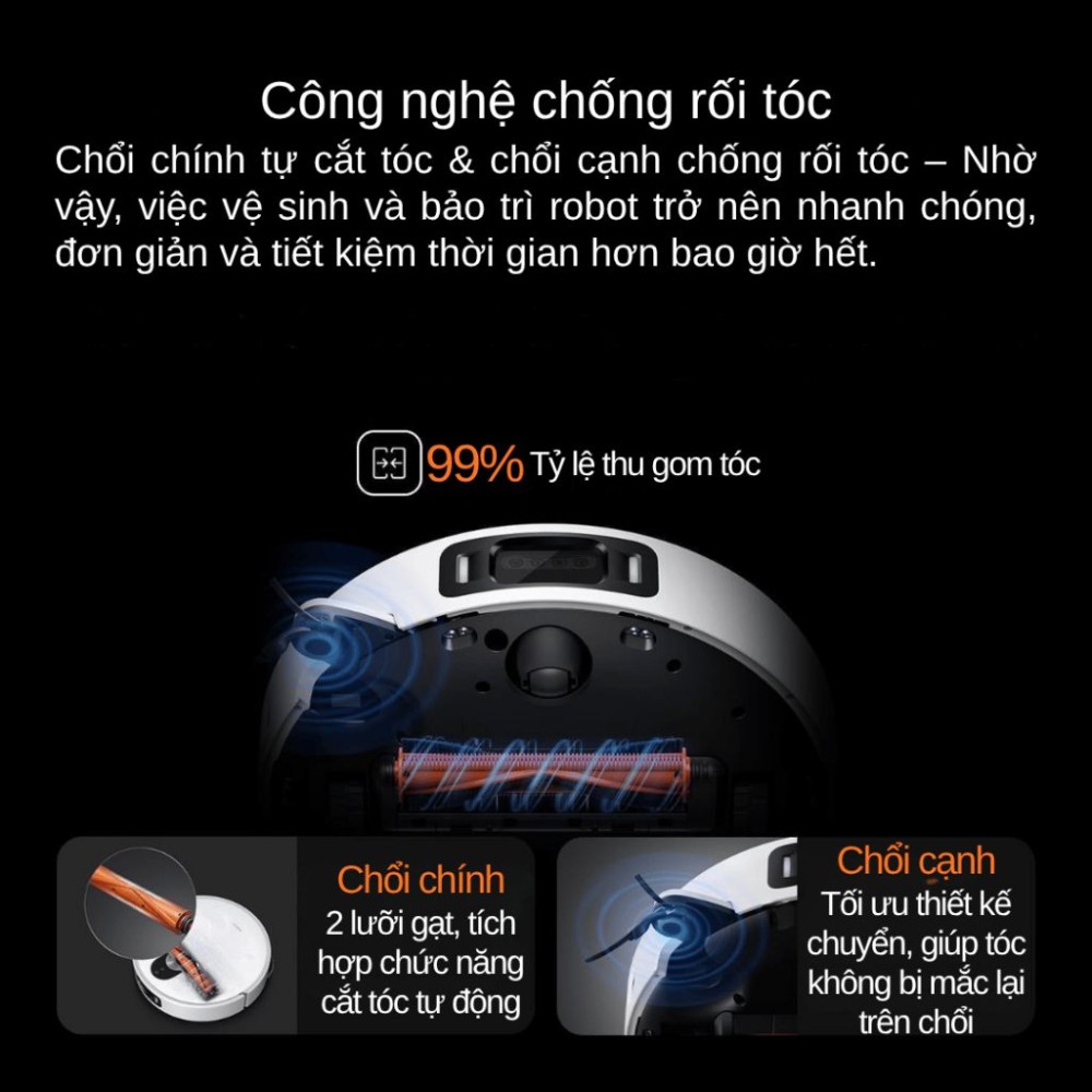 Robot hút bụi lau nhà Xiaomi 5EU - Hàng chính hãng
