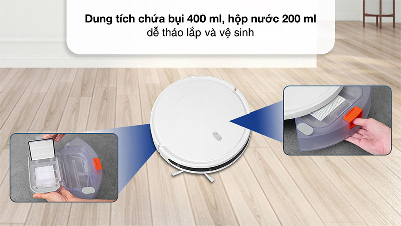 Robot hút bụi lau nhà Xiaomi Vacuum E10-EU (BHR6783EU) - Hàng chính hãng