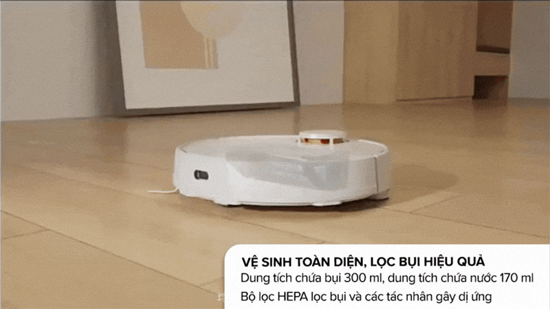 Robot hút bụi lau nhà Xiaomi Vacuum S10 (BHR5988EU) - Hàng chính hãng