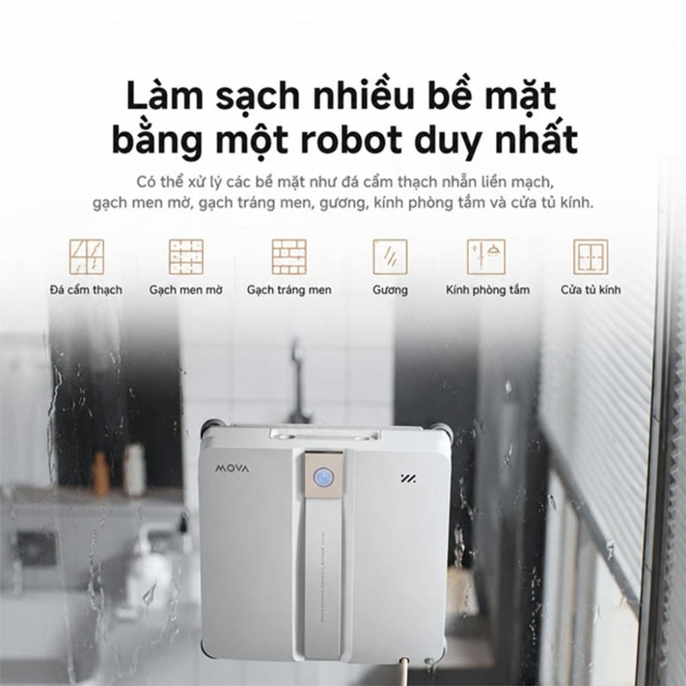 Robot lau kính Mova N1 - Hàng chính hãng