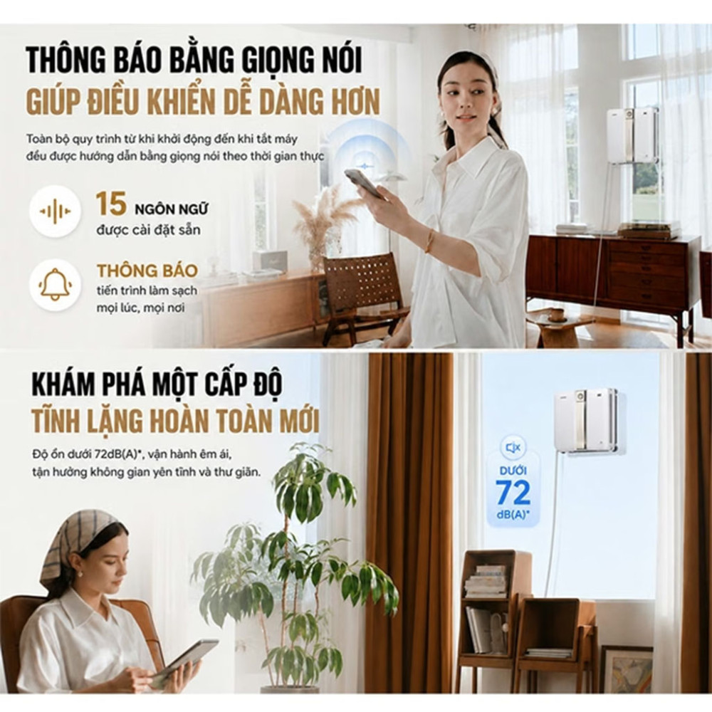 Robot lau kính Mova N1 - Hàng chính hãng