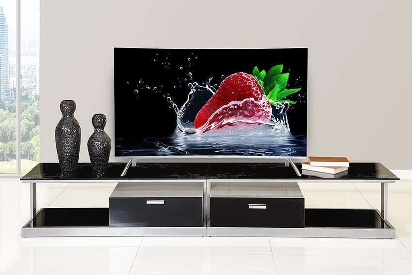 Thiết kế của smart Tivi Cong Samsung UA49MU8000