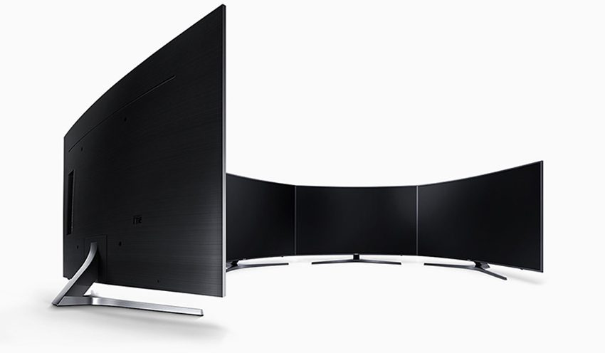 Thiết kế của smart Tivi Cong Samsung UA55MU6500