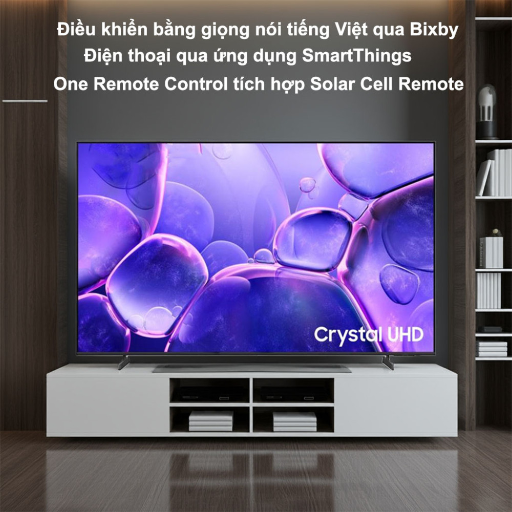 Smart Tivi Crystal UHD Samsung 4K 55 inch UA55U8500F thiết kế nhiều điều khiển thông minh, hiện đại