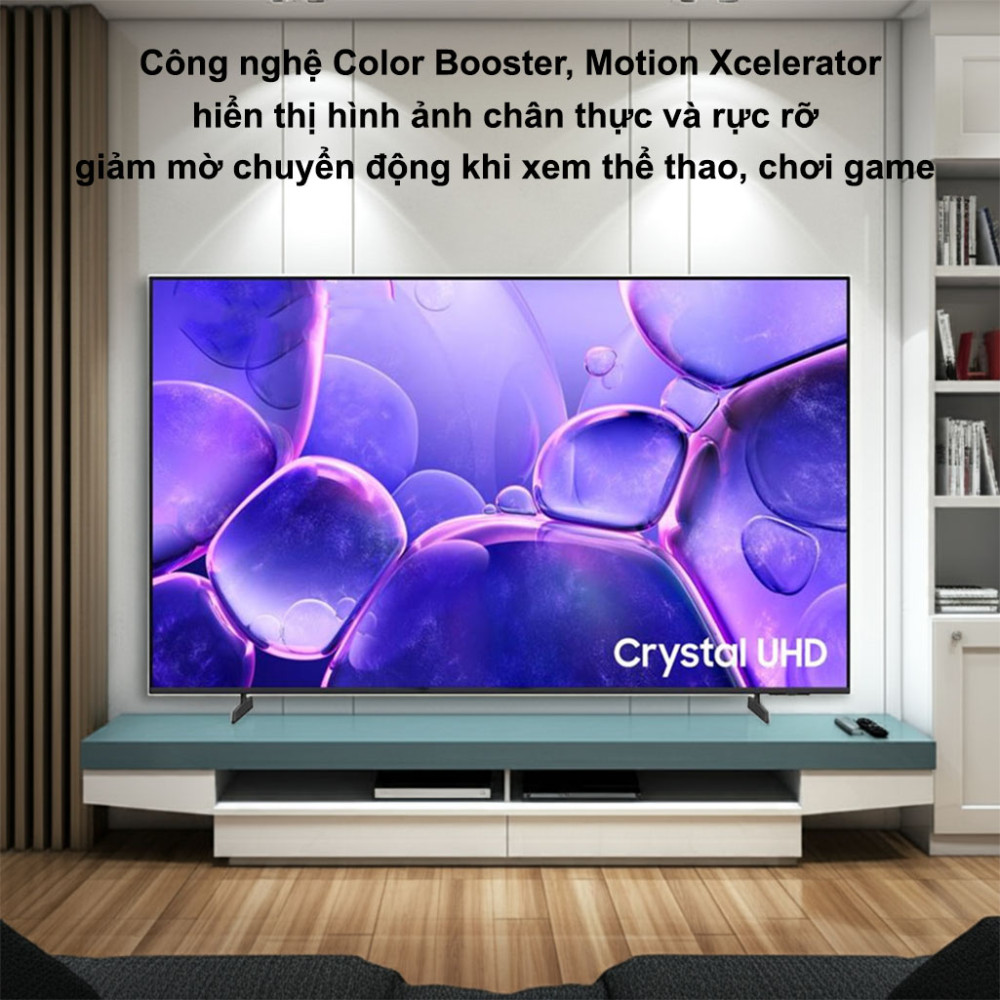 Smart Tivi Crystal UHD Samsung 4K 55 inch UA55U8500F ứng dụng công nghệ hình ảnh hiện đại