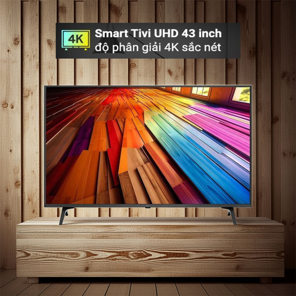 Smart Tivi LG AI 4K 43 inch 43UT8050PSB độ phân giải sắc nét