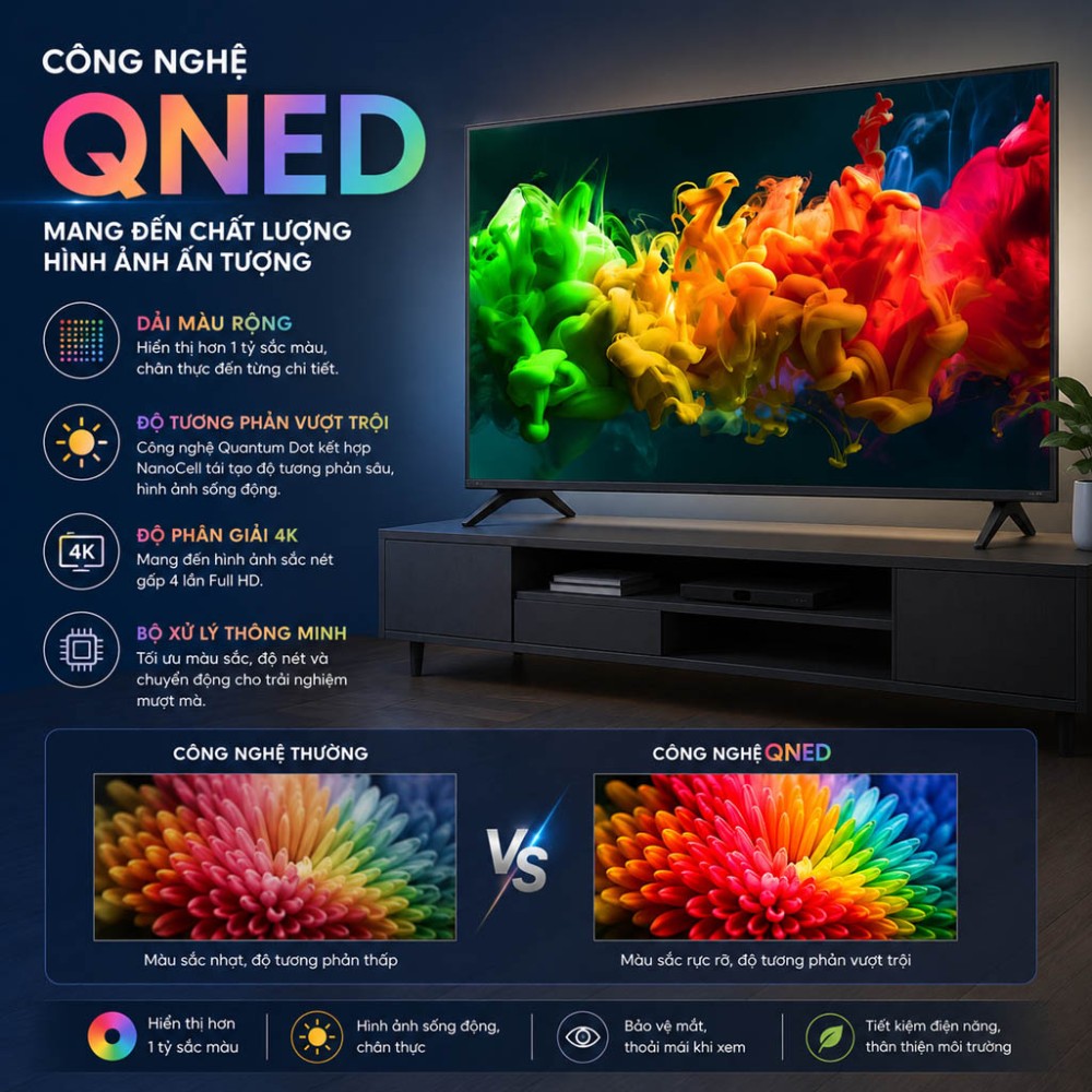 Smart Tivi LG QNED AI 4K 43 Inch 43QNED80BSA - Hàng chính hãng