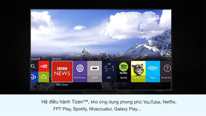 Kho ứng dụng của Smart Tivi Neo QLED 4K 98 inch Samsung QA98QN90A