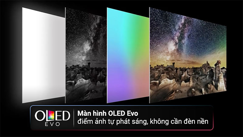 Màn hình của Smart Tivi OLED Evo LG 4K 55 inch OLED55G3PSA