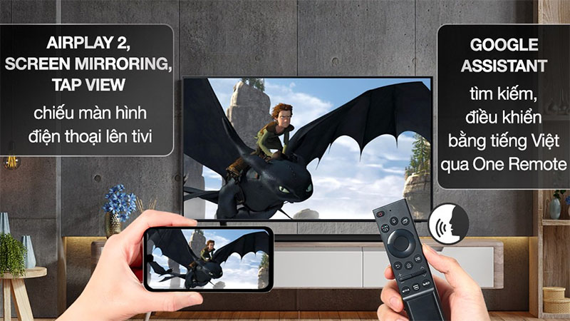 Tính năng tiện ích của Smart Tivi QLED 4K 43 inch Samsung 43Q60BA