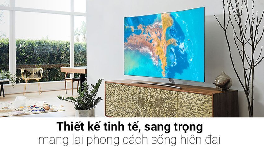 Thiết kế của smart Tivi QLED Samsung QA65Q8CN