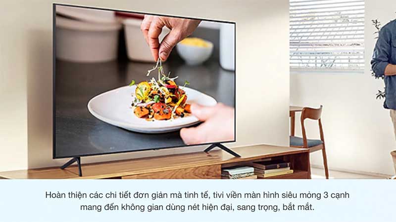 Smart Tivi Samsung 4K 55 inch UA55AU7700 - Hàng chính hãng