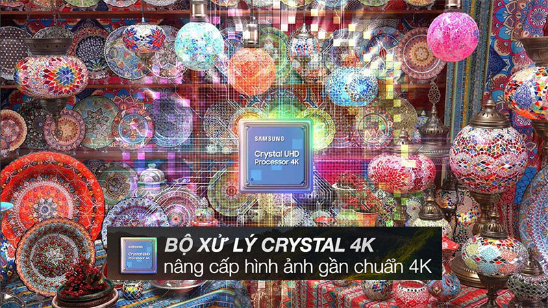 Bộ xử lý hình ảnh của Smart Tivi Samsung 4K Crystal UHD 55 inch UA55BU8000