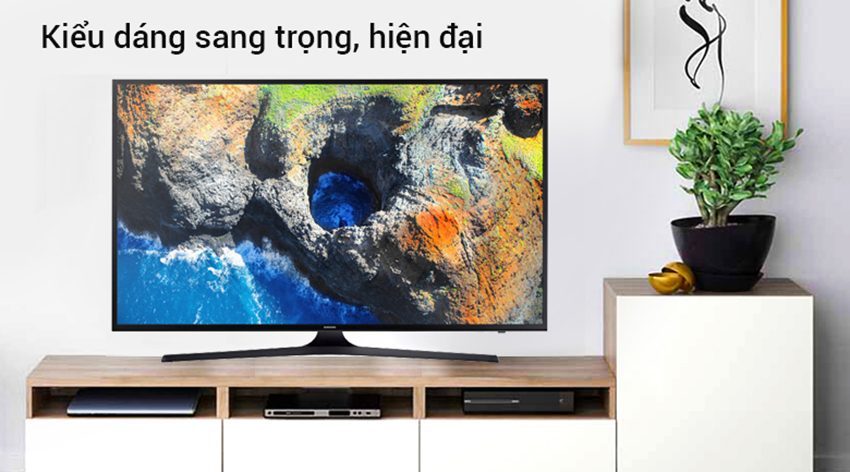 Thiết kế của smart Tivi Samsung UA50MU6153