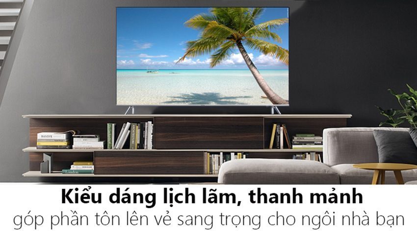 Thiết kế của smart tivi Samsung UA55MU7000