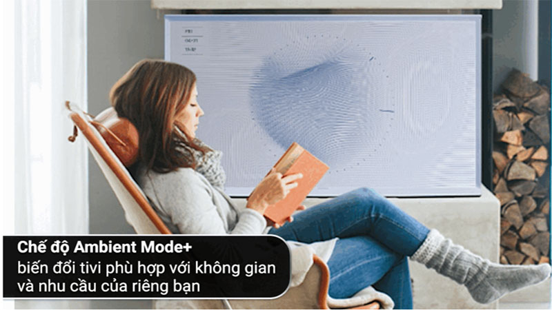 Tính năng của Smart Tivi kiểu chữ I có chân The Serif QLED Samsung 4K 55 inch QA55LS01BB