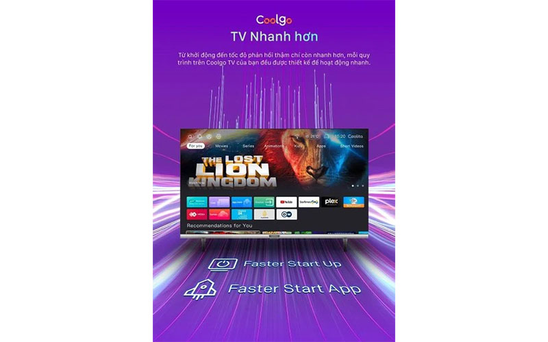 Tính năng của Smart tivi Coocaa HD 32 inch 32S3U+