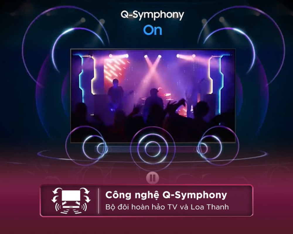 Công nghệ Q-Symphony cho âm thanh sống động