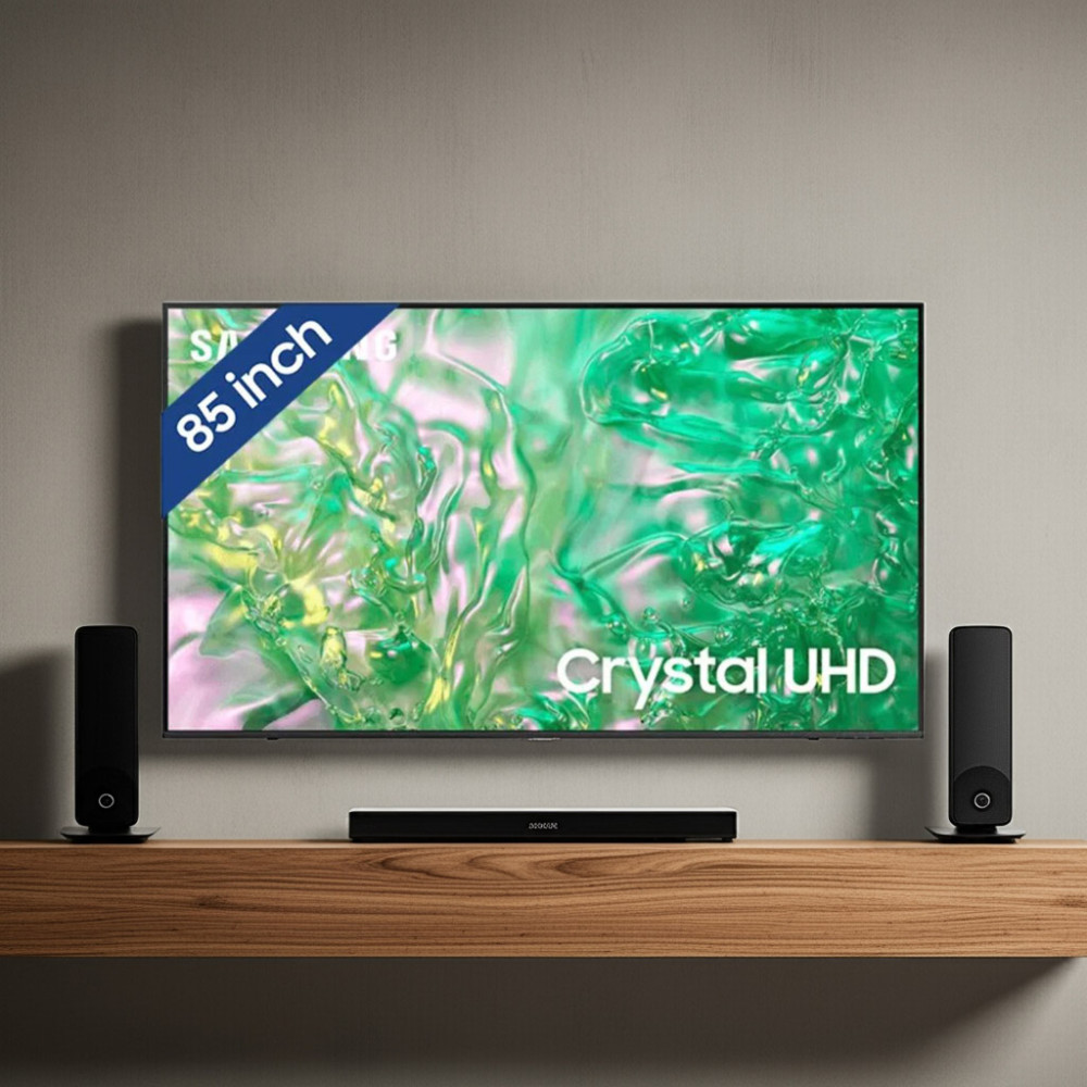 Kích thước 85 inch phù hợp với không gian phòng có diện tích rộng