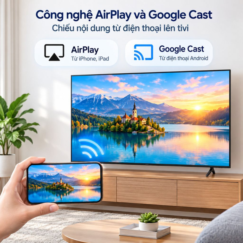 Smart tivi Crystal UHD Samsung AI 4K 85 inch UA85U8500H - Hàng chính hãng