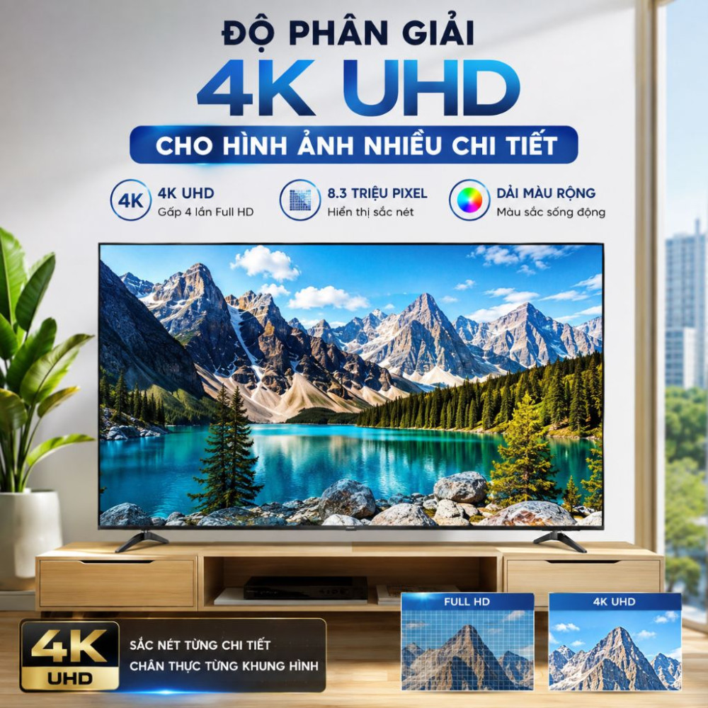 Smart tivi Crystal UHD Samsung AI 4K 85 inch UA85U8500H - Hàng chính hãng