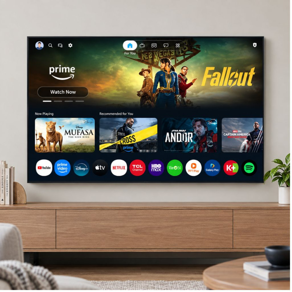 Smart tivi Crystal UHD Samsung AI 4K 55 inch UA55U8500H - Hàng chính hãng