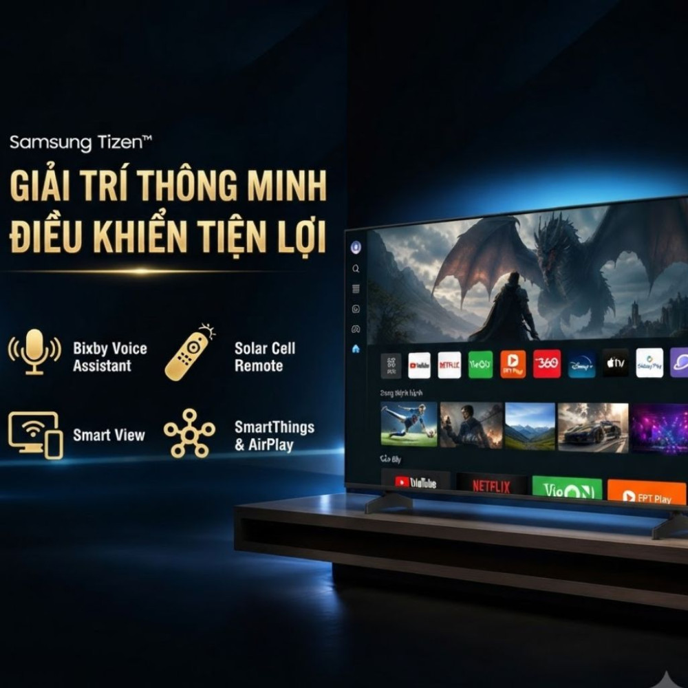 Smart tivi Crystal UHD Samsung AI 4K 65 inch UA65U8500H - Hàng chính hãng