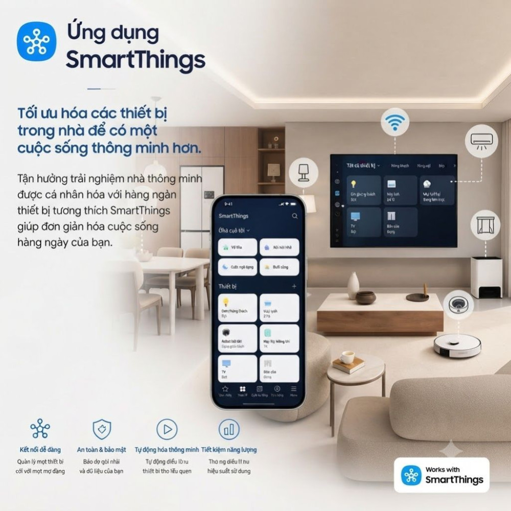 Smart tivi Crystal UHD Samsung AI 4K 65 inch UA65U8500H - Hàng chính hãng