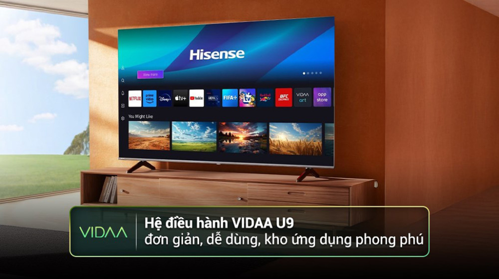 Smart tivi Hisense 4K 65 inch 65A6Q - Hàng chính hãng