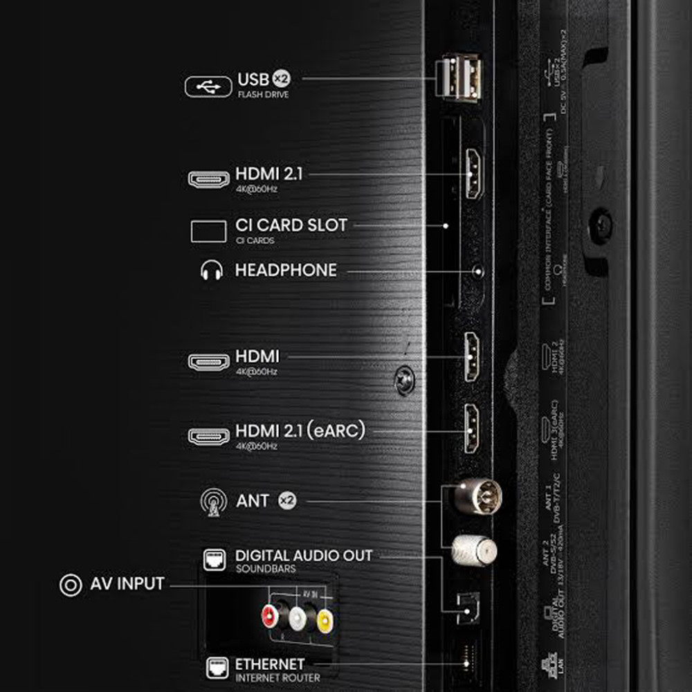 Smart Tivi Hisense 4K 85 Inch 85A6Q - Hàng chính hãng