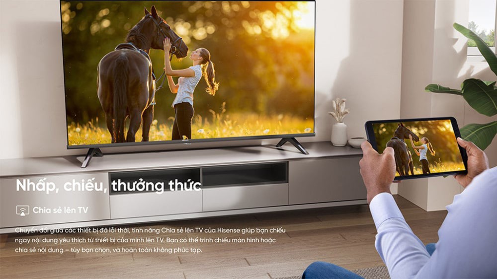 Smart tivi Hisense Full HD 50 inch 50A4Q - Hàng chính hãng