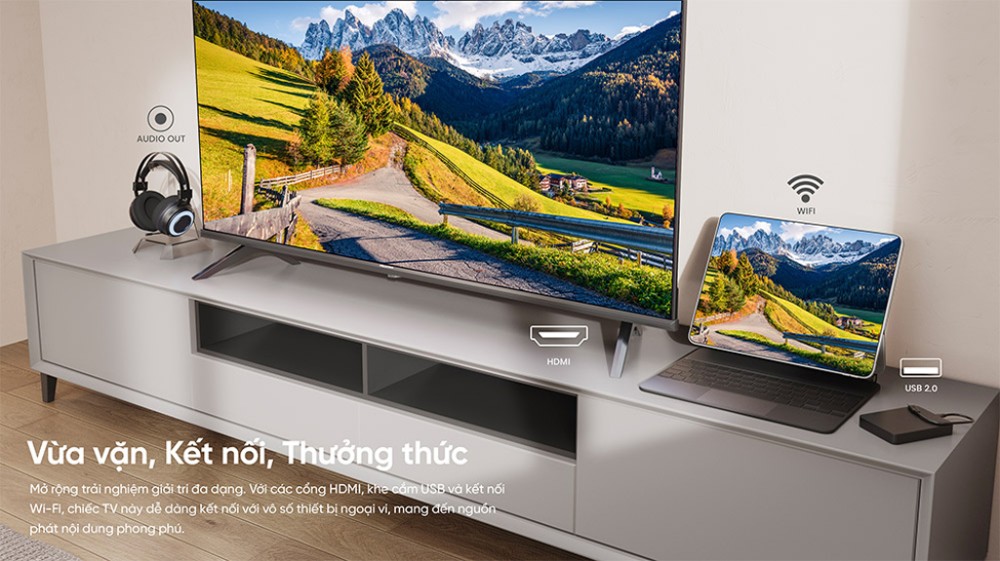 Smart tivi Hisense Full HD 50 inch 50A4Q - Hàng chính hãng