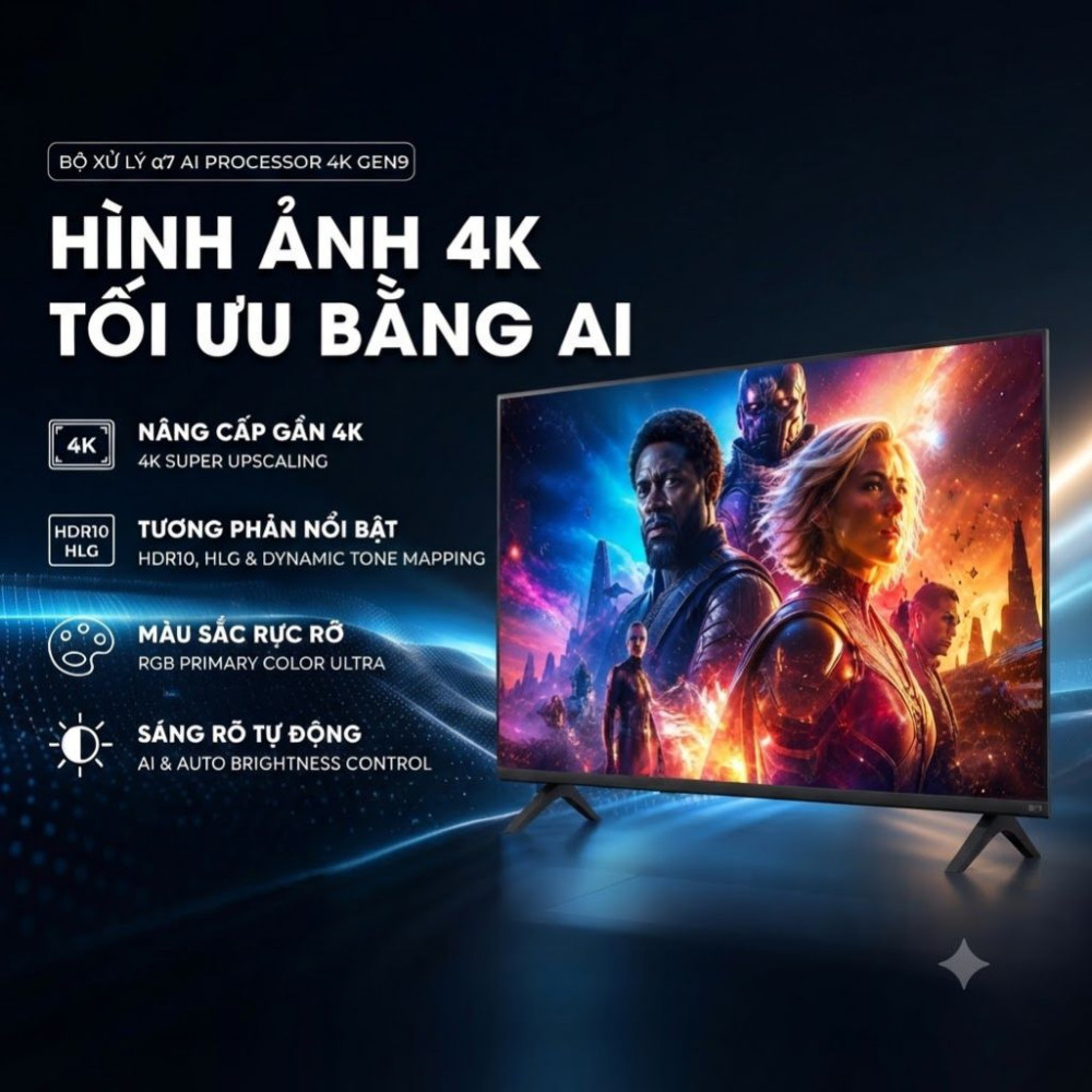 Smart tivi LG AI 4K 43 inch 43NU855BPSA - Hàng chính hãng