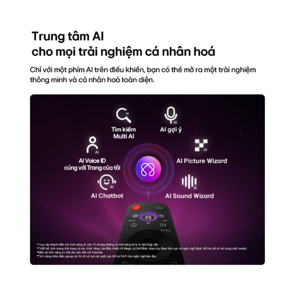 Smart tivi LG AI 4K 75 inch 75NU805BPSB - Hàng chính hãng