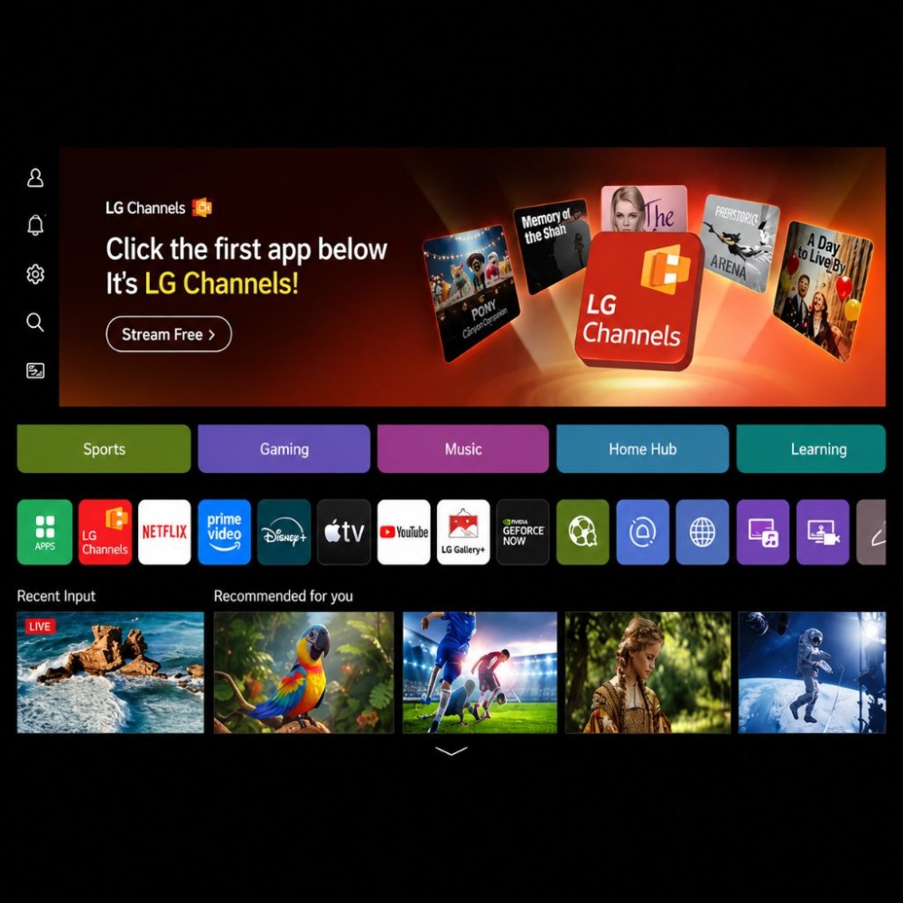 Smart tivi LG AI 4K 85 inch 85NU805BPSB - Hàng chính hãng