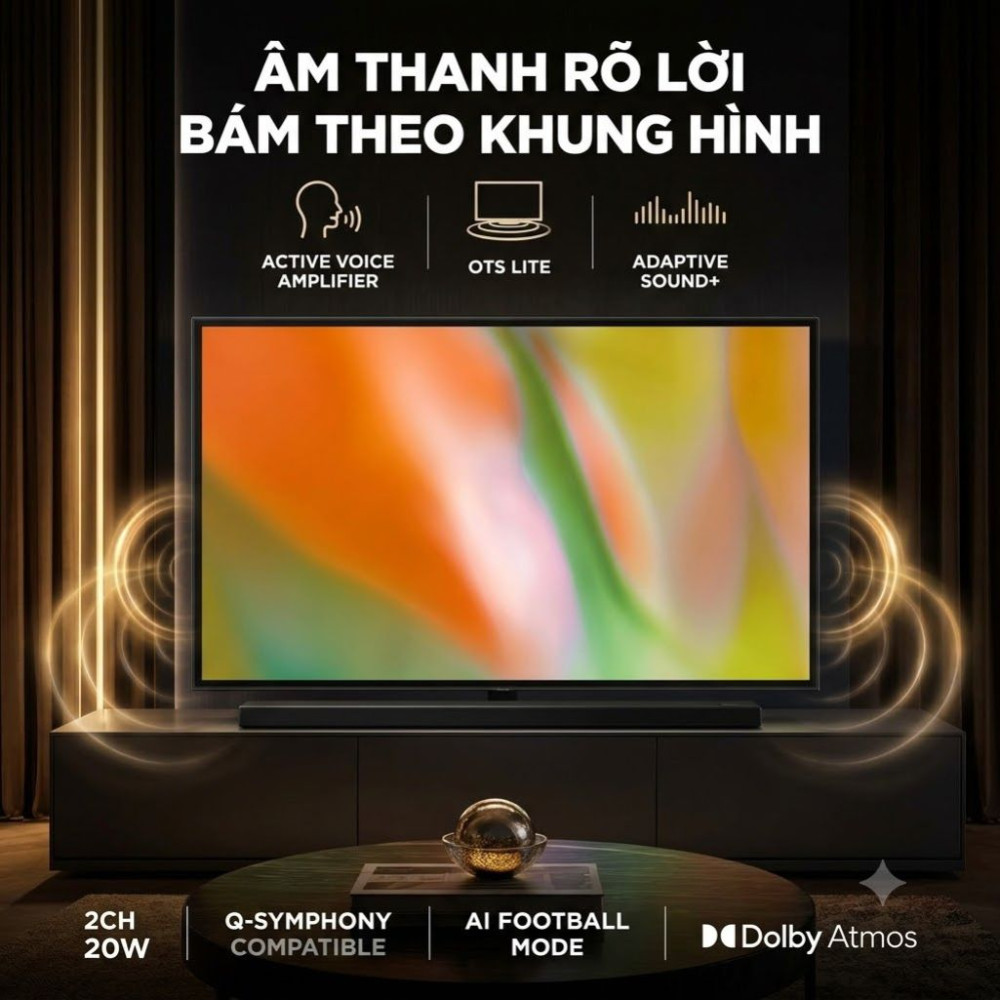 Smart tivi Mini LED Samsung AI 4K 75 inch UA75M80HA - Hàng chính hãng