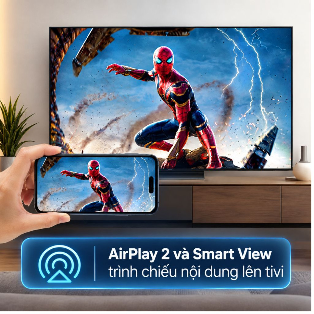 Smart tivi Neo Qled Samsung AI 4K 75 inch QA75QN70HA - Hàng chính hãng