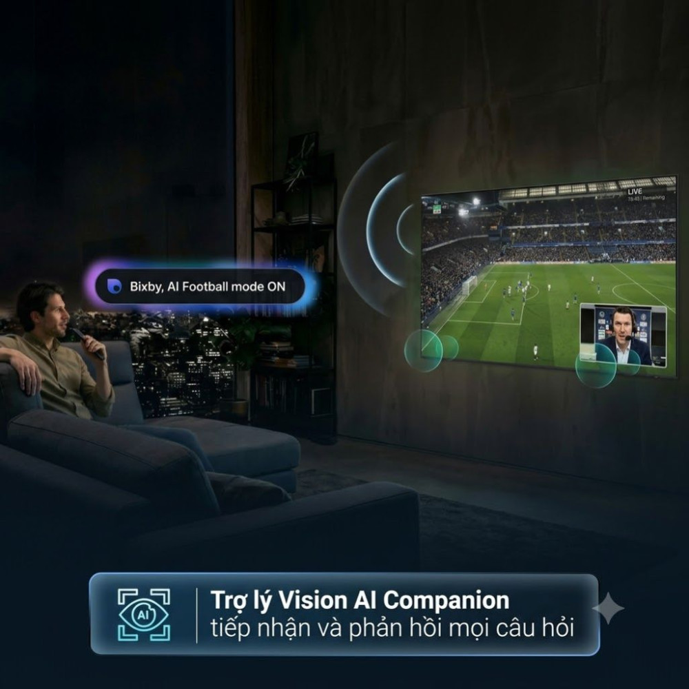 Smart tivi Neo Qled Samsung AI 4K 75 inch QA75QN70HA - Hàng chính hãng
