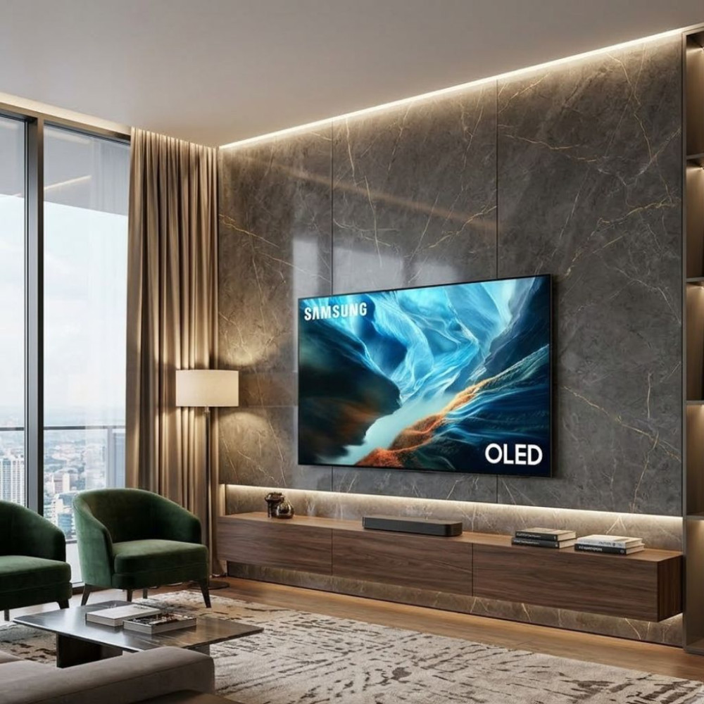 Smart tivi Oled Samsung AI 4K 55 inch QA55S90HA - Hàng chính hãng