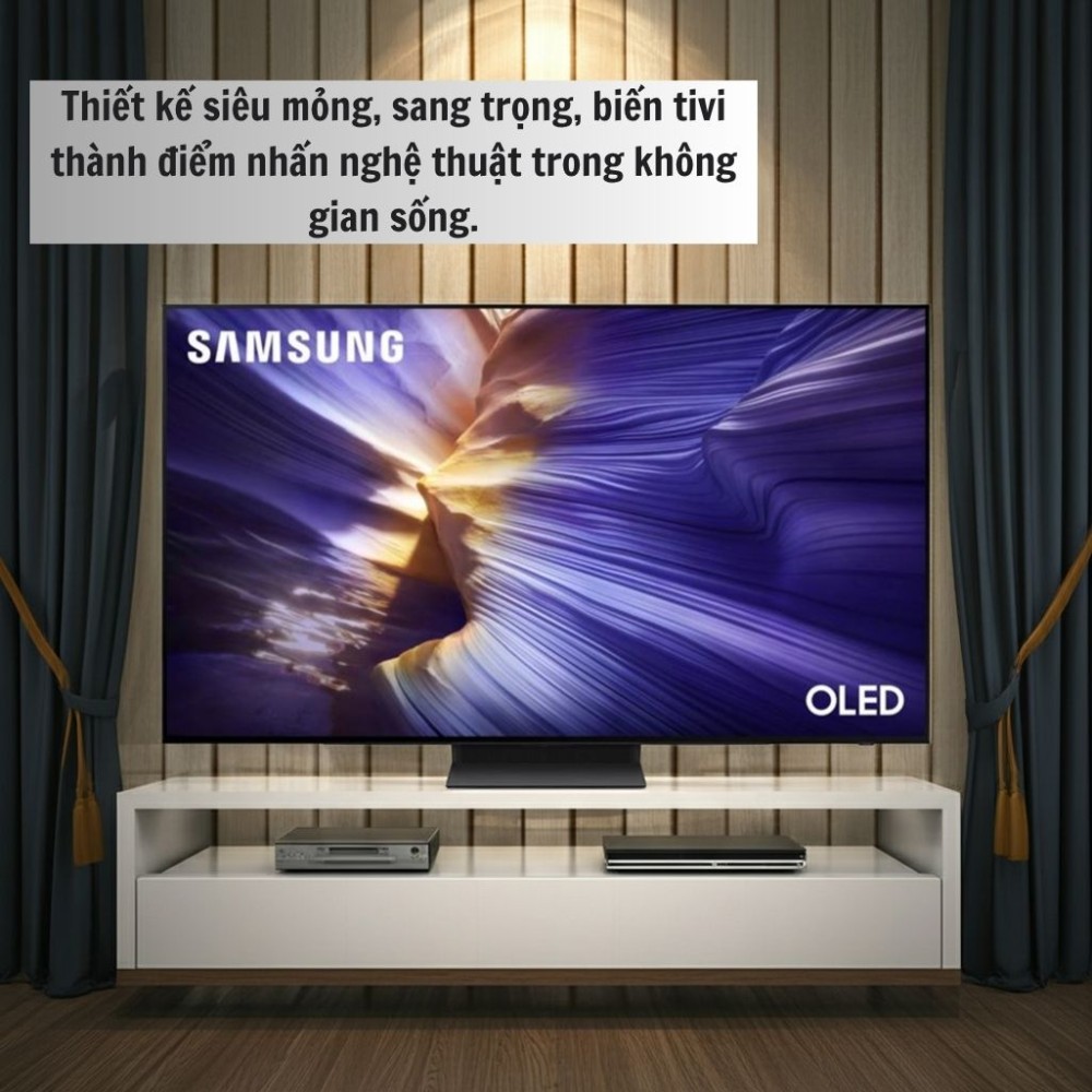 Smart tivi OLED Samsung AI 4K 83 inch QA83S90F - Hàng chính hãng